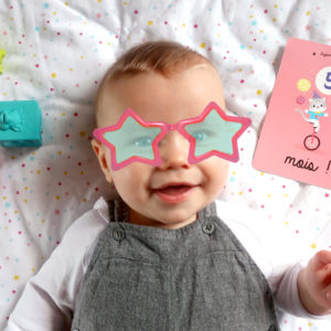 cartes étapes premiers mois bébé petits et grands progrès découvertes papeterie cadeau naissance souvenirs kit